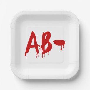 Blood Group AB - Negative #Horror Hospital Pappteller