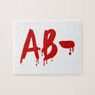 Blood Group AB - Negative #Horror Hospital Puzzle