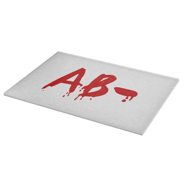 Blood Group AB - Negative #Horror Hospital Schneidebrett (Ecke)