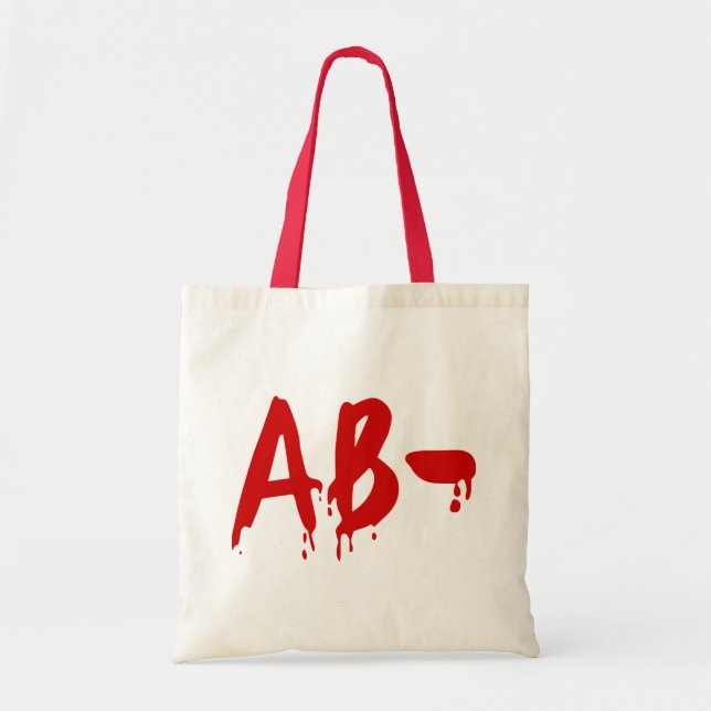 Blood Group AB - Negative #Horror Hospital Tragetasche (Vorne)