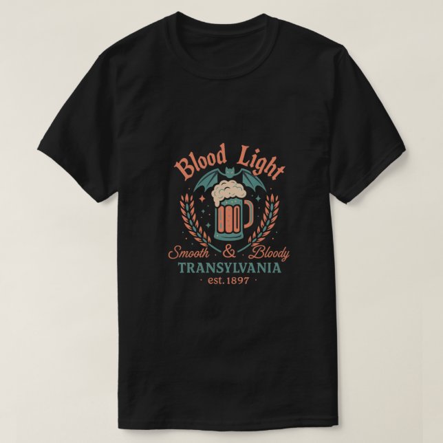 Blood Light Vintage Vampire Brew Tee (Design vorne)