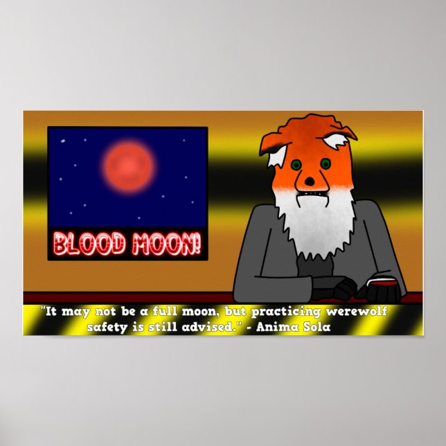 Blood Moon CBC News Poster (Vorne)