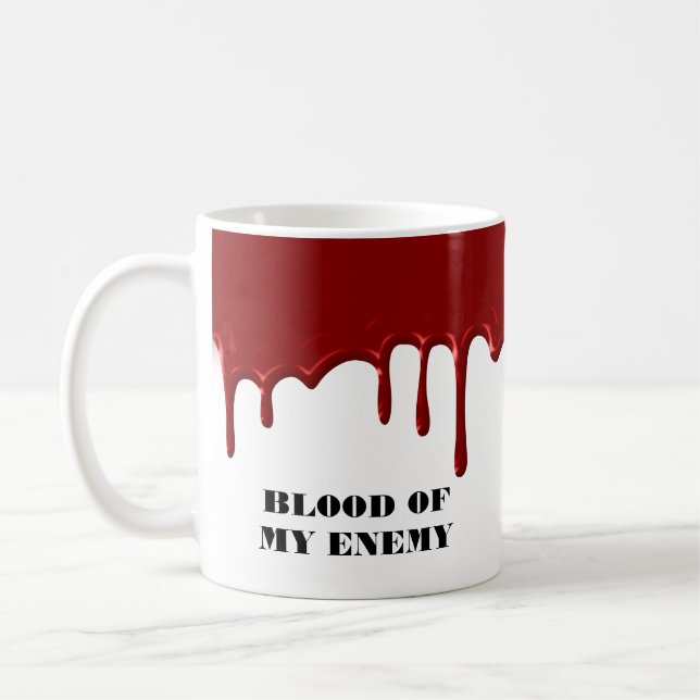 Blood of my Enemy Halloween  Kaffeetasse (Links)