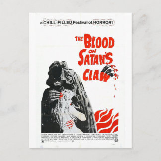 BLOOD ON SATAN'S CLAW POSTCARD POSTKARTE