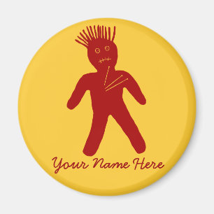 Blood Red Voodoo Doll Magnet