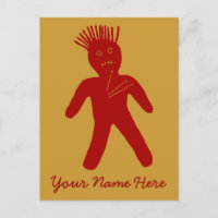 Blood Red Voodoo Doll