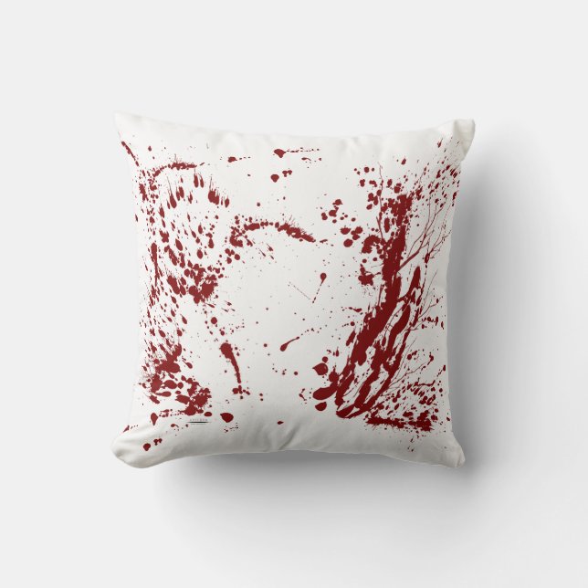 Blood splattered Kissen (Vorderseite)