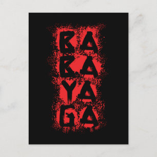 Blood Spritzer Baba Yaga Postkarte