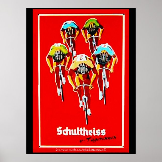 "Blood Sweat & Gears & the Tour de France" Poster (Vorne)