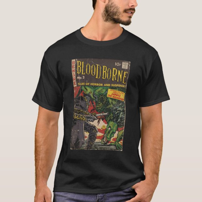 Bloodborne - Comic Cover Fan Art . T-Shirt (Vorderseite)