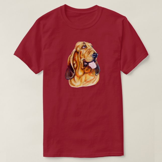 Bloodhound Bust T-Shirt (Design vorne)
