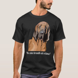 Bloodhound Digital Zeichnend T-Shirt