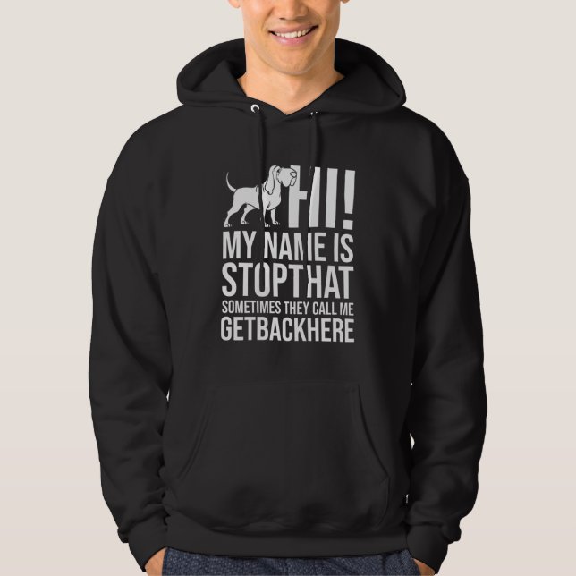 Bloodhound Dog Puppies Owner Hoodie (Vorderseite)