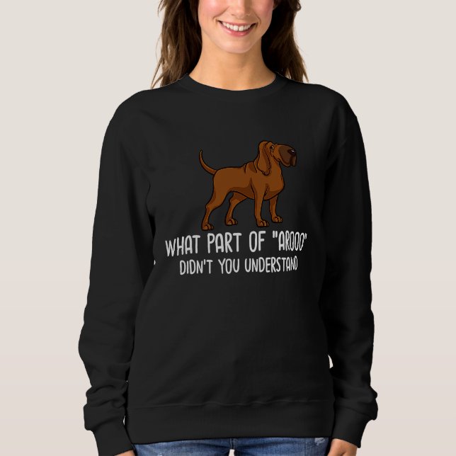Bloodhound Dog Puppies Owner Lover Sweatshirt (Vorderseite)
