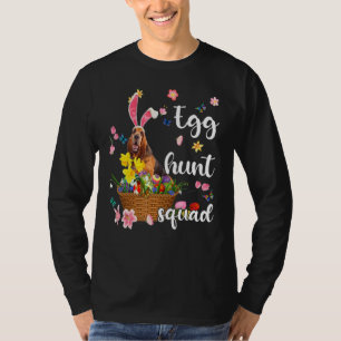 Bloodhound Happy Ostertag Osterfeiertag farbenfroh T-Shirt