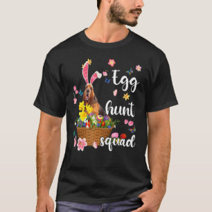 Bloodhound Happy Ostertag Osterfeiertag farbenfroh T-Shirt