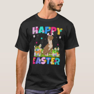 Bloodhound Hund Happy Oster Bunny Bloodhound Easte T-Shirt