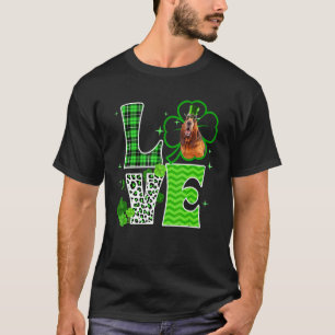 Bloodhound Kleeblatt Lucky C Irish St Patricks Day T-Shirt