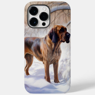 Bloodhound lassen es Weihnachten schnee Case-Mate iPhone 14 Pro Max Hülle