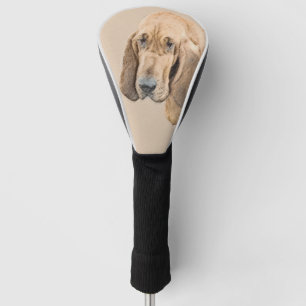 Bloodhound-Malerei - Niedliche Original-Hundekunst Golf Headcover