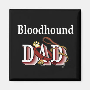 Bloodhound Papa Magnet