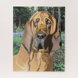 Bloodhound Portrait Puzzle