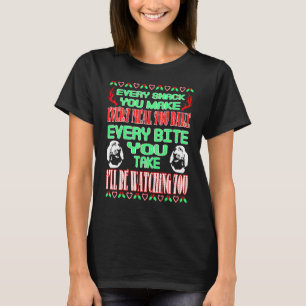 Bloodhound schauen jeden Biss, den Sie Weihnachten T-Shirt