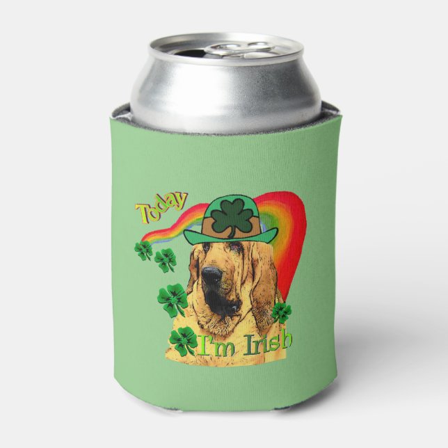 Bloodhound St. Patricks Day Dosenkühler (Kanne Vorderseite)