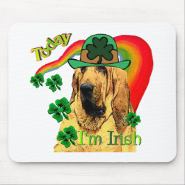 Bloodhound st Patricks Mousepad