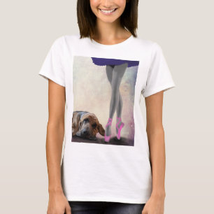 Bloodhound und Balletttänzer T-Shirt