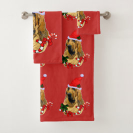 Bloodhound Weihnachten Badhandtuch Set