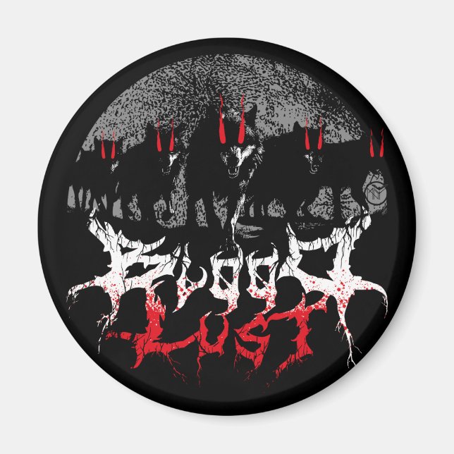 Bloodlust Wolf Pack Magnet (Vorne)