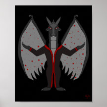 Bloodmoon-Drachengeborenes Fantasy-Poster