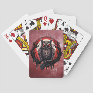 Bloodmoon Horned Owl Spielkarten