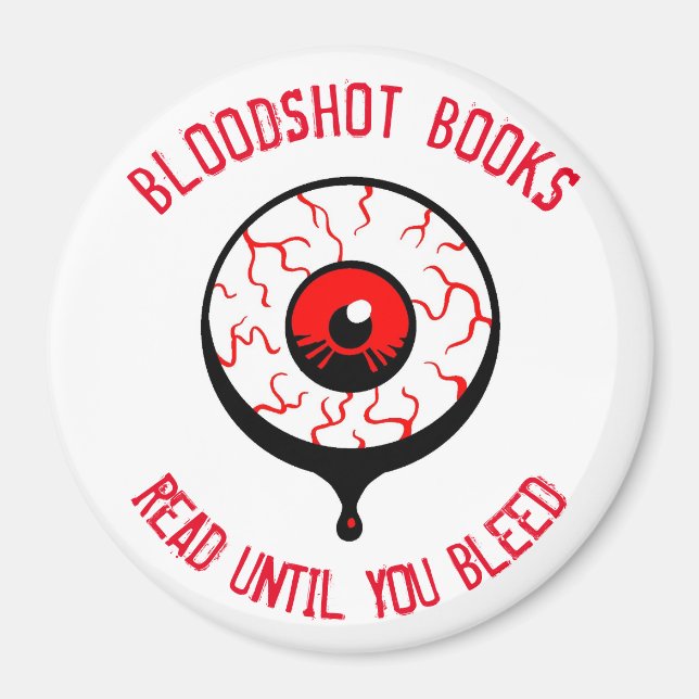 Bloodshot Books - Magnet für das zirkuläre Auge (Vorne)