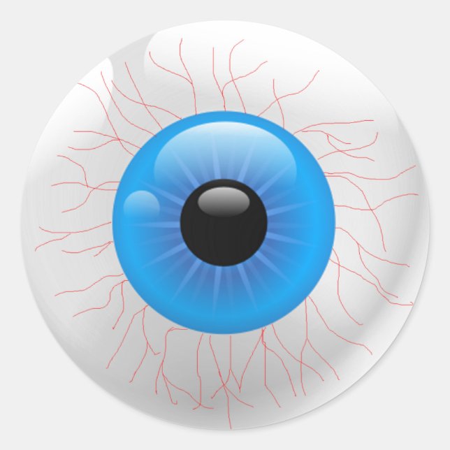 Bloodshot Eyeball Sticker (Vorderseite)