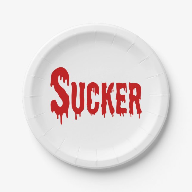 BLOODSUCKER PAPPTELLER (Vorderseite)