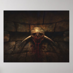 Bloodthirst - dungeon horror print poster