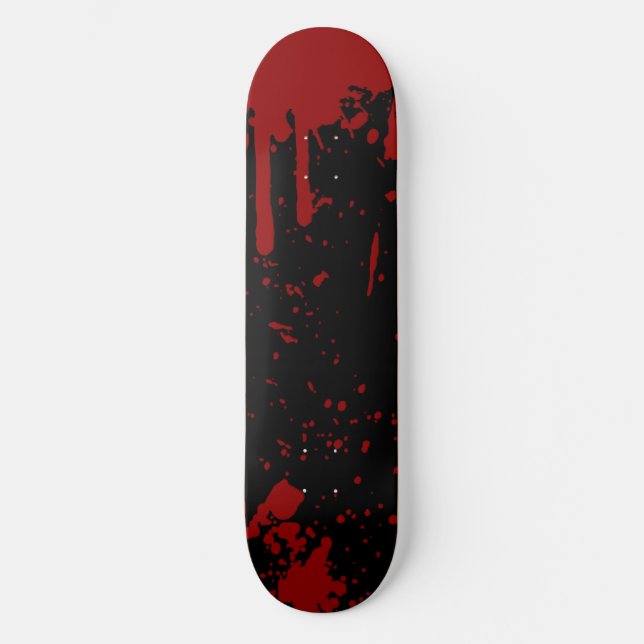 Bloody Black Skateboard (Vorderseite)