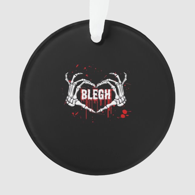 Bloody Breakdown, Skeleton Heart Handemo, Metalc Ornament (Vorderseite)