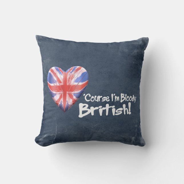 Bloody Briten Kissen (Vorderseite)