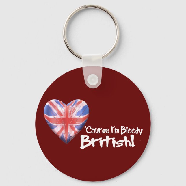 Bloody British Schlüsselanhänger (Vorderseite)