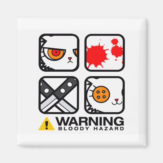 BLOODY BUNNY MAGNET (Vorne)