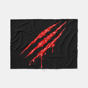 Bloody Claw Marken Fleecedecke