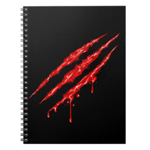 Bloody Claw Marken Notizblock