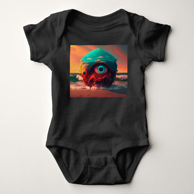 Bloody Eyes Baby Strampler (Vorderseite)