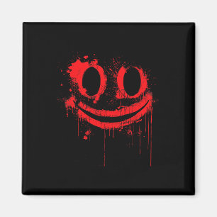 Bloody Halloween Costume I Blood Spritzer Lächeln Magnet