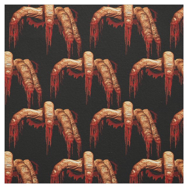 Bloody Halloween Fabric Halloween Fabrics Custom Stoff (Muster)