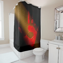 Bloody Hand Print Duschvorhang