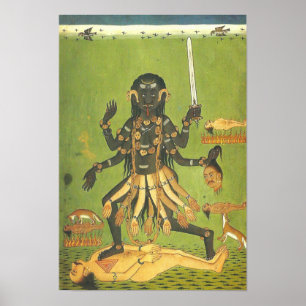 Bloody Kali Schutzgöttin der Schläger Poster